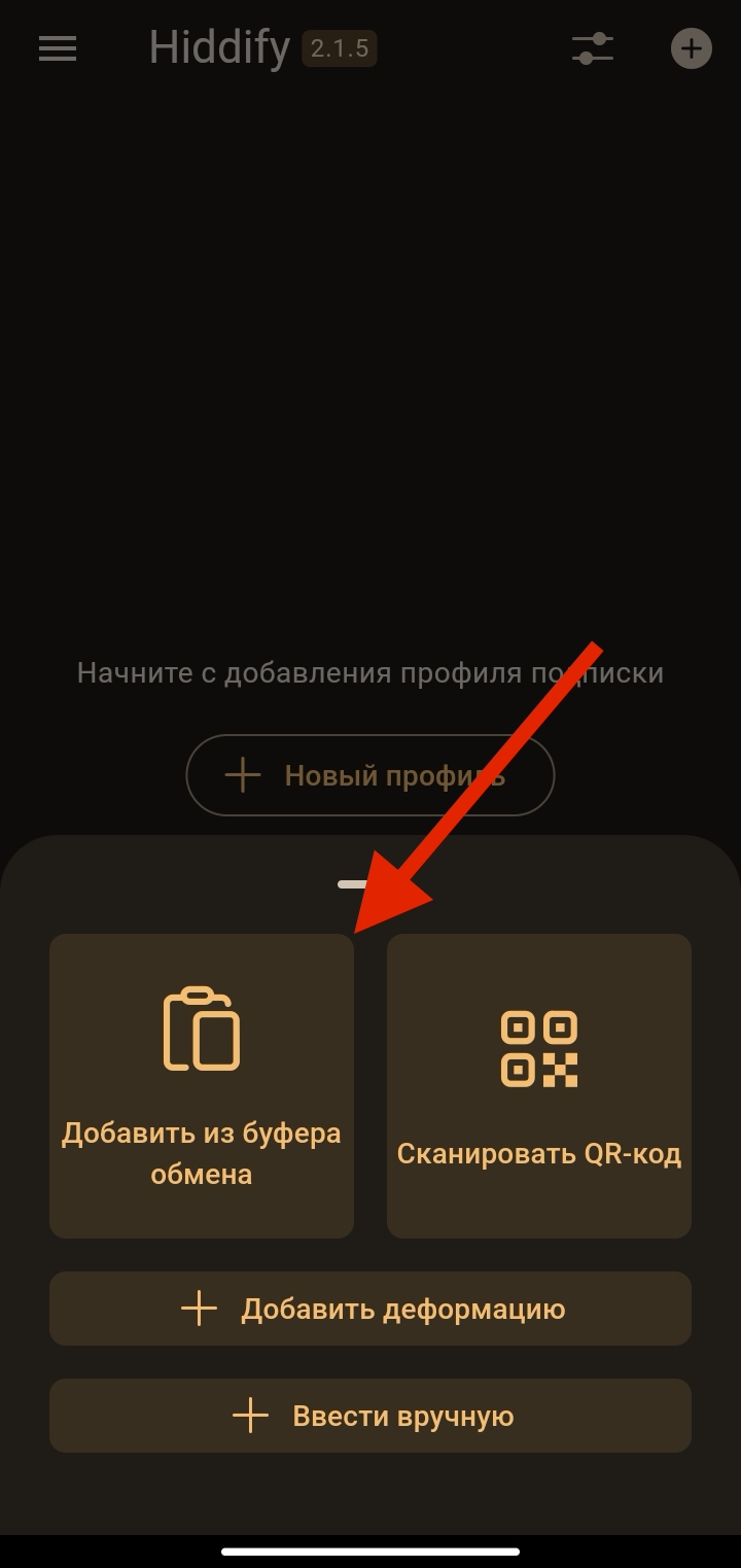 Hiddify Step 5